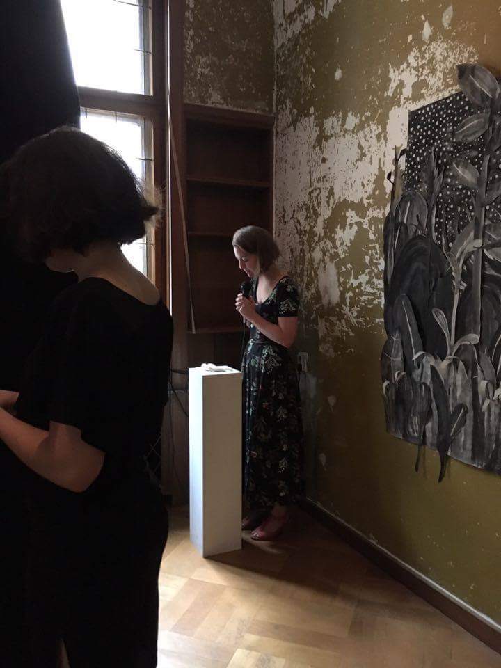 artist Katie Armstrong during her performance at Know the Ways